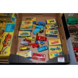 A box containing a quantity of boxed Matchbox 1-75 series and Superfast diecasts, to include No.64