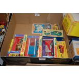 One box containing seven various boxed and carded Matchbox diecast models, to include a Kingsize