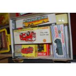 Six various boxed and playworn Dinky Toy diecasts to include No. 642 Pressure Refueller, No. 689