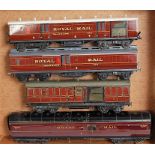 Four TPO bogie coaches: ACE/Wright M-NEJPS No. 30285 (E); ACE/Wright as previous item but with