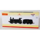A Hornby R3381 BR black early livery class J15 0-6-0 engine and tender with instructions No. 65475