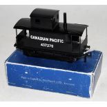 Hornby-Dublo reproduction Canadian Pacific caboose made from a LMS guard’s van. (E) as repro. Box is