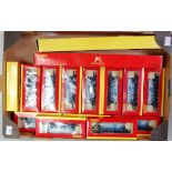 19 Hornby CDA china clay wagons: 13x R6106 ECC 375007 with 2 x three pack R6223 weathered