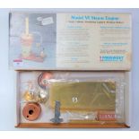 A Mid-West Products Company Incorporated white metal and wooden kit for a Model 6 steam engine,
