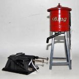 Bing water tank cat No. 10/9192 with ladder and hose (repaired) (G) with a hydraulic buffer stop (
