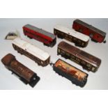 American Outline items: Lionel 2-4-0 electric steam outline loco, paint stripped and going rusty, no