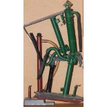 Collection of five miscellaneous make water cranes including one by Leeds Model Co.