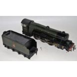 Bassett Lowke 4-6-2 loco and tender 'Flying Scotsman' BR dark green No. 60103 12v DC motor, 2-rail