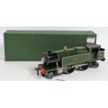 1936-41 E22 Hornby No. 2 special tank loco 4-4-2 GWR 2221, green, 20v AC GWR shirtbutton logo on