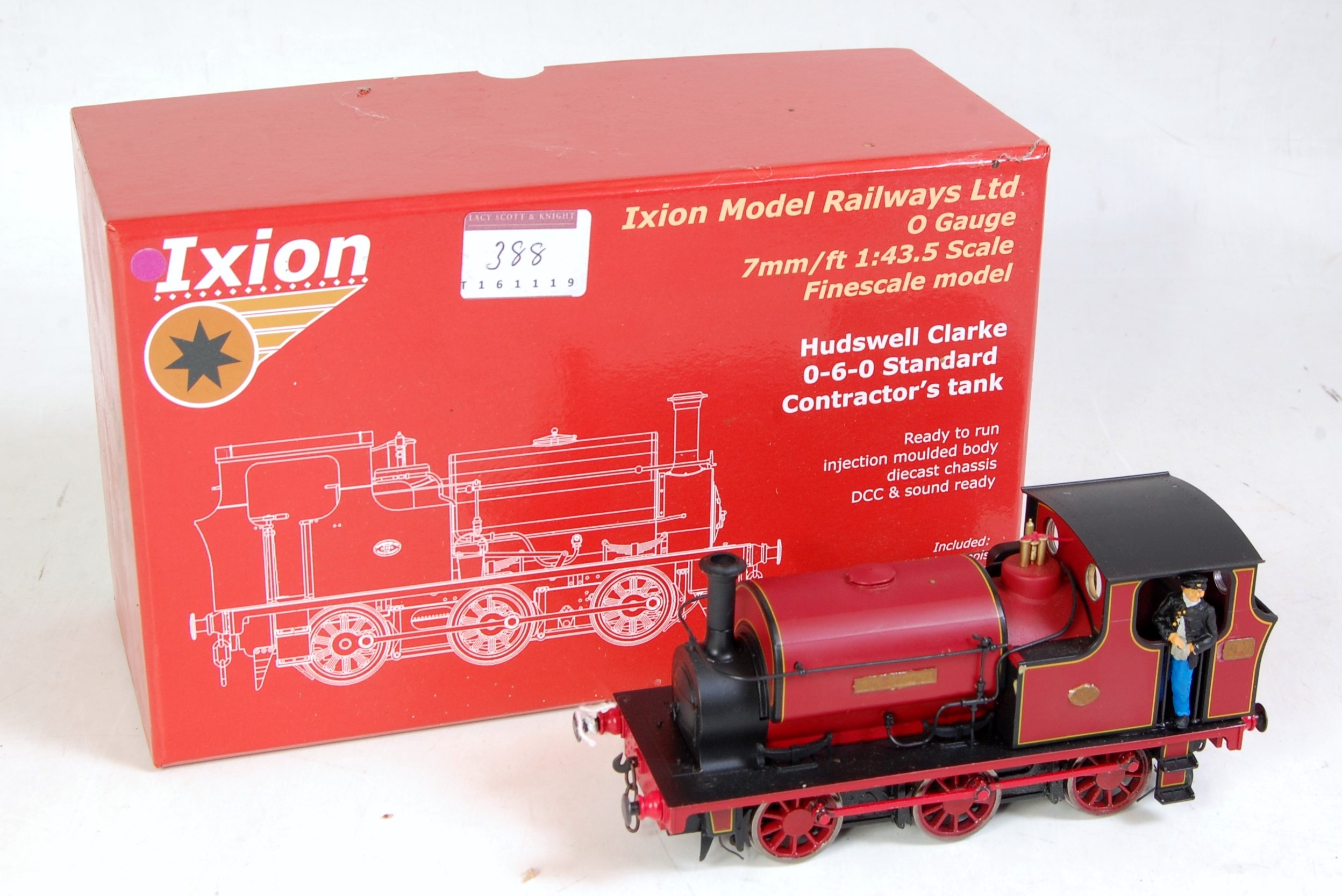 Ixion Hudswell Clarke 0-6-0 standard 0-6-0 contractors' tank loco, King George No. 6, 2-rail