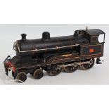 Marklin black LNWR c/w 4-6-0 'Experiment' loco only - name not on nameplate, chips to cab roof and