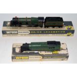 Wrenn W2222 GW Devizes Castle loco and tender, with instructions, some corrosion to handrails (G-