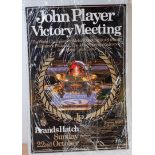 A John Player Victory Meeting double royal sided World Championship Victory meeting Brands Hatch