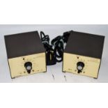 Small box containing 2x Gaugemaster controllers including a series 10 and a series 100 model 10 LGB,