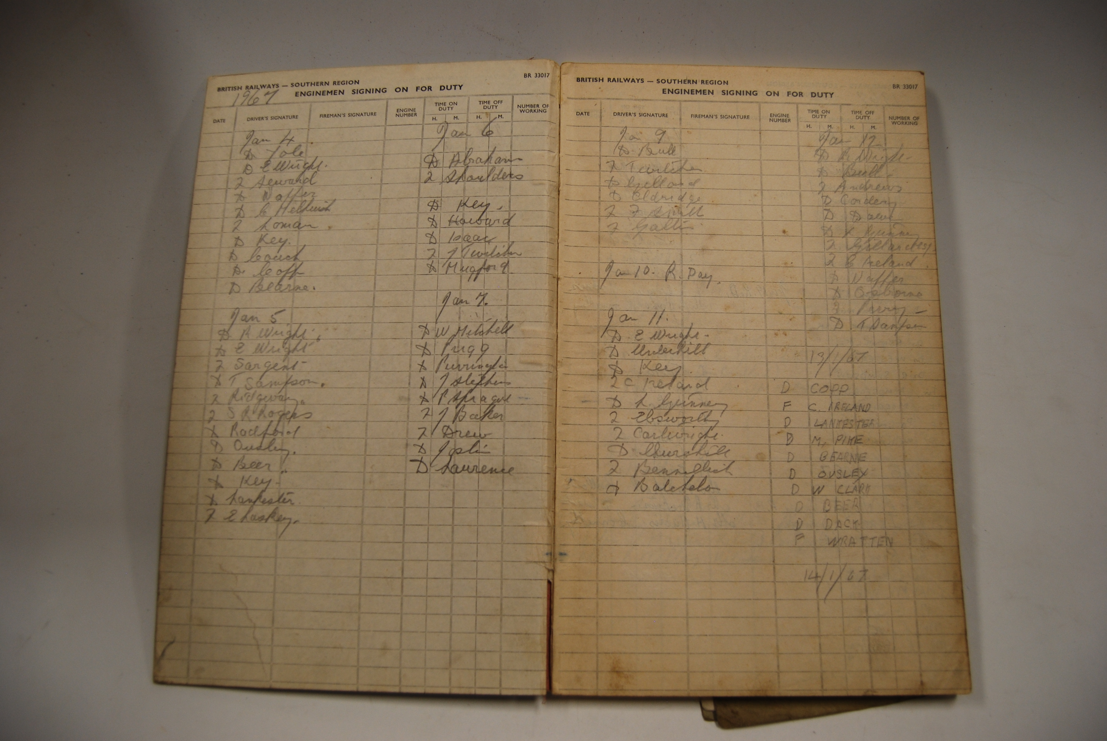 Tray containing enamel LSWR look-out badge, BR-WR pilotman badge, various SDJT gradient profiles, - Image 2 of 5