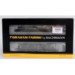 Farish by Bachmann Ref. 371-879 N gauge BR green class 108 powered twin DMU with speed whiskers (M-