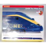 Hornby R2197 class 373 overhead electric train in GNER blue/red (NM-BG)