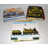 Seven model railway books including New Cavendish 'Hornby Dublo Trains' (Foster)(NM) and Triang