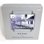 ACE Trains LNER articulated East Coast stock set 'Coronation' comprising six blue and white