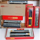 A Triang Hornby R555C BR blue/grey Blue Pullman motor coach and driving trailer coach (G-BFG) and
