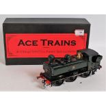 ACE Trains 0-6-0 pannier tank GWR No. 7702, shirtbutton logo fitted with spark arrester chimney (