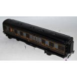 Exley kitchen car LMS 312 maroon sides almost unmarked, couple of chips on roof (VG)