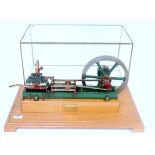 A very well made Stuart Turner Victoria live steam mill engine, comprising of single cylinder with