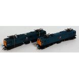 2 Triang BR blue class EM2 electric locomotives 'Electra' and 'Aurora' (G)