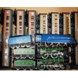 3 Hornby engines and tenders LNER blue No. 4902 'Seagull' (G) LNER lined green 2753 'Cheshire' and