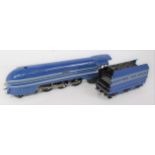 Kit/scratch built LMS 4-6-2 streamlined loco and tender 'Queen Mary' No. 6222 blue with silver