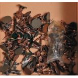 Box containing approx 40 loose battle space commandos (a/f)