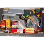 Quantity of Triang Hornby series 3, super 4, and system 6 track, various accessories, catalogues etc