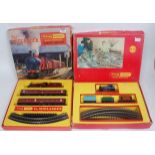 2 Triang Hornby train sets RS8 'The Midlander' containing 0-6-0 engine and tender Midland livery,