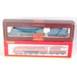 Hornby R304 LNER blue class A4 engine and tender 'Mallard' (G-BG) and R2179 LMS maroon/gold