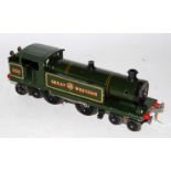 1927/9 Hornby No. 2 tank loco 4-4-4 clockwork, Great (crest) Western black SVC, black smokebox, 4