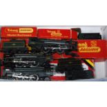3 Triang and Hornby Britannia class engines and tenders and three further tenders only, some items