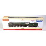 A Hornby R3244 TTS BR lined green class 8 engine and tender No. 71000 Duke of Gloucester, DCC fitted