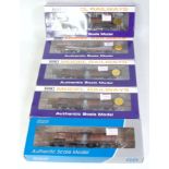 5 Dapol wagons B850D ECC silver bullet china clay tank wagon mint finish, B850X, B850Y, B850Z and