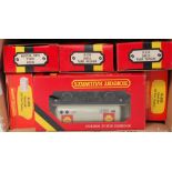 6 Hornby R669 100 ton bogie tank wagons 'Shell' (M-BM), and 6 R020 Monobloc tank wagons 'Shell' (M-