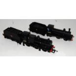 Two Hornby 0-6-0 locos and tenders, R3231 GER J15 No. 65356 black with LMS 4F R3031 No. 44331,