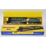 A 3-rail diecast 'Neverwasser' LNER lined green class V2 engine and tender, certificate No. 27/20,