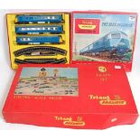Triang Hornby RS52 Blue Pullman train set appears complete (G-BFG), a RS5F Freightmaster set,