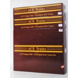 Five ACE Trains LMS 'Coronation Scott' C28 coaches maroon with gold lining. Set of 3 C28/B