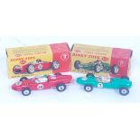 A Dinky Toys boxed racing car group to include No. 241 Lotus racing car finished in green with white