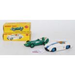 A Dinky Toys boxed racing car diecast group to include No. 133 Cunningham C5R road racer, together