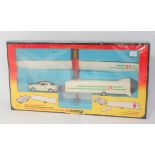 A Corgi Toys gift set No. 12 glider and trailer, comprising of car and trailer with glider aircraft,