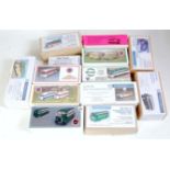 13 various boxed resin and white metal 1/43 scale public transport kits to include Paragon Kits,
