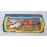 A Corgi Toys gift set No. 38 Mini 1000 camping set, comprising of mini, tent, barbecue and two