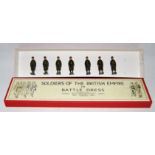 A Britains from set No. 1897 The Royal Army Medical Corps in battle dress with ambulance gift set,