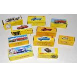 Ten various boxed as issued Dinky Toy Atlas edition diecasts, examples to include an Austin